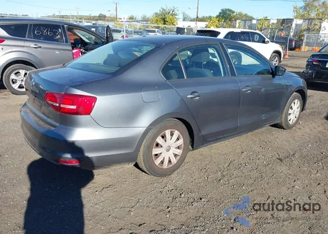 2015 Volkswagen Jetta 2.0L S from USA, damaged, VIN 3VW2K7AJXFM279446